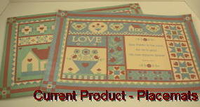 placemats with quilt designs