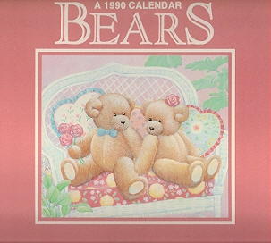 calendar valentine bears